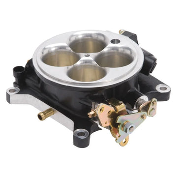 Edelbrock Throttle Body 4-Barrel 4150 Style Flange 1 75In Bores Includes Gm/DeLPHi Iac - Main Product View