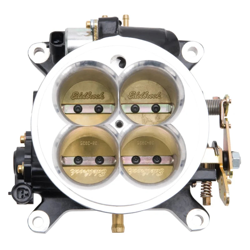 Edelbrock Throttle Body 4-Barrel 4150 Style Flange 1 75In Bores Includes Gm/DeLPHi Iac - Additional View 7