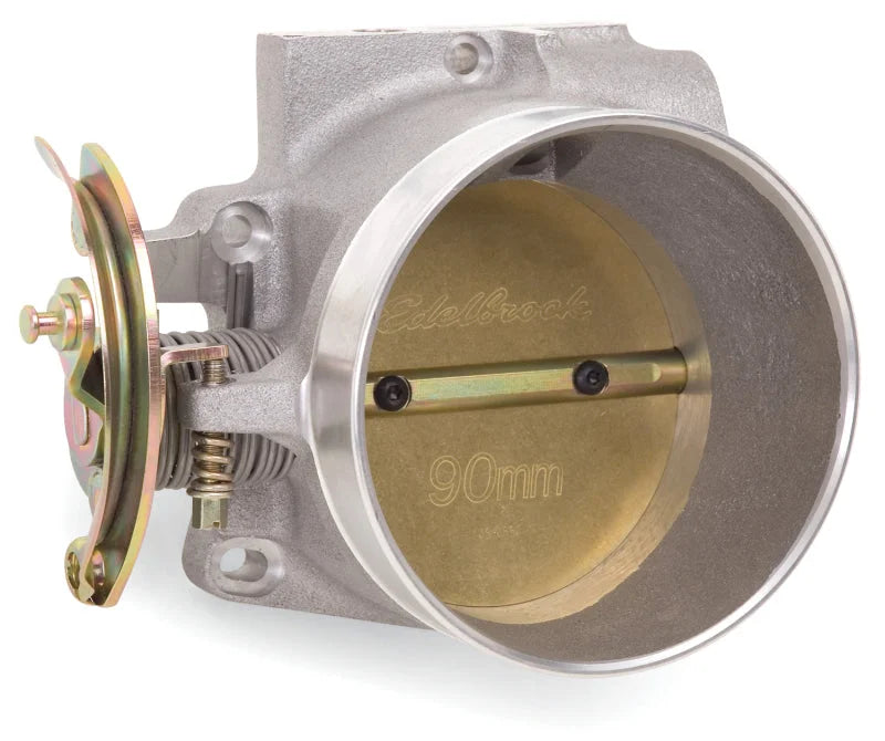 Edelbrock Throttle Body Victor Universal LS1 90mm Minus Tps/Iac - Side View