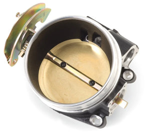 Edelbrock Throttle Body Victor Universal LS1 90mm w/ o Tps/Iac Black Mini Texture Powder Coating - Main Product View