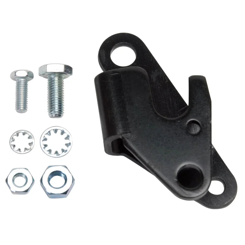 Edelbrock Throttle Lever Adapter (Black) fits 1967-1981 Chrysler / Dodge / Plymouth - Side View