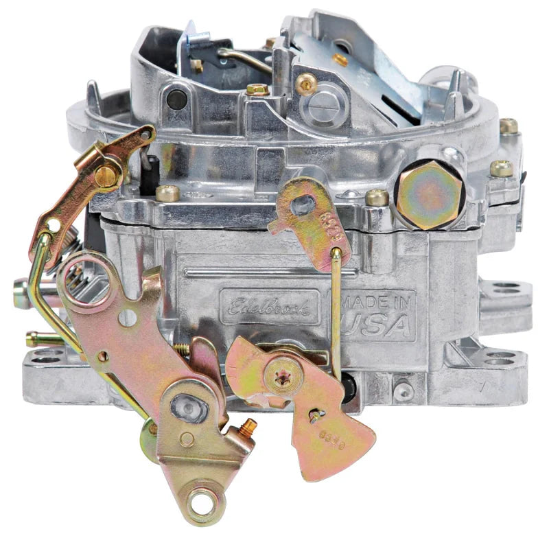 Edelbrock Thunder Series AVS Dual Quad Annular Boosters 500 CFM Carburetor w/Manual Choke - Side View