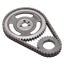 Load image into Gallery viewer, Edelbrock Timing Chain And Gear Set BBC Sng/Keyway - Side View
