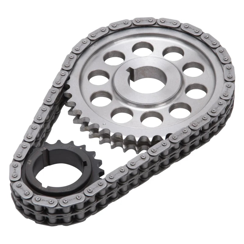 Edelbrock Timing Chain And Gear Set GM V-6 Odd - Installation View
