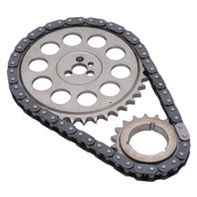 Load image into Gallery viewer, Edelbrock Timing Chain Performer Link 396-502 Chevrolet 96-Later Blocks w/ Cam Thrust Plate - Side View
