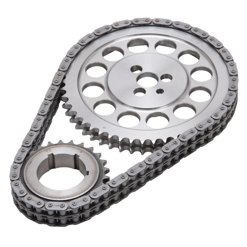 Edelbrock Timing Chain Performer Link B and Rb Chrysler Three-Bolt Cam Gear - Back View