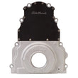 Load image into Gallery viewer, Edelbrock Timing Cover 2-Piece for GM Gen 3 Ls-Series - Side View