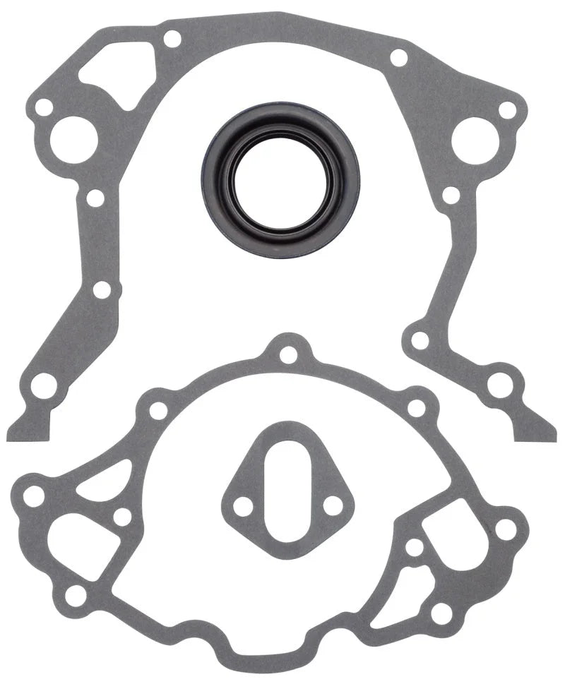 Edelbrock Timing Cover Gasket And Oil Seal Kit for SB Ford - Side View