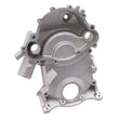 Load image into Gallery viewer, Edelbrock Timing Cover Pontiac 1969-1979 350-355 - Installation View