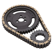 Load image into Gallery viewer, Edelbrock Timing Set Victor-Link 9 Key Ways - Installation View