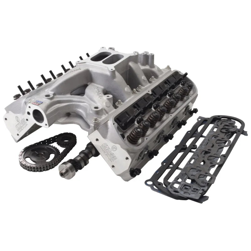 Edelbrock Top End Kit for S/B Ford 351W - 460+ HP w/ RPM Xtreme Heads and Roller Camshaft - Back View