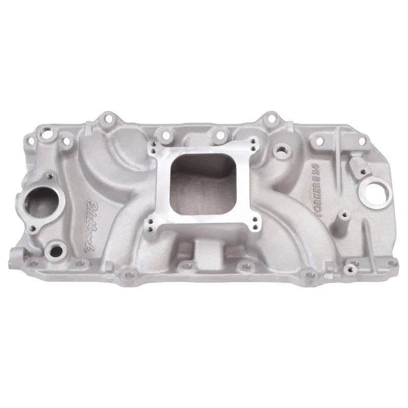 Edelbrock Torker II 2-O Manifold - Side View