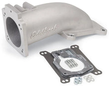 Load image into Gallery viewer, Edelbrock Ultra Low Profile Intake Elbow 90mm Throttle Body to Square-Bore Flange As-Cast Finish - Main Product View