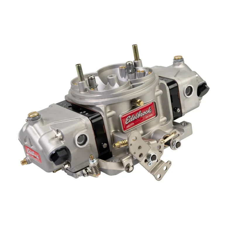 Edelbrock VRS-4150 Carburetor 850 CFM 4-Circuit Annular Booster - STD Finish - Back View