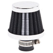 Load image into Gallery viewer, Edelbrock Valve Cover Breathers 9mm Inlet Black/Chrome - Main Product View