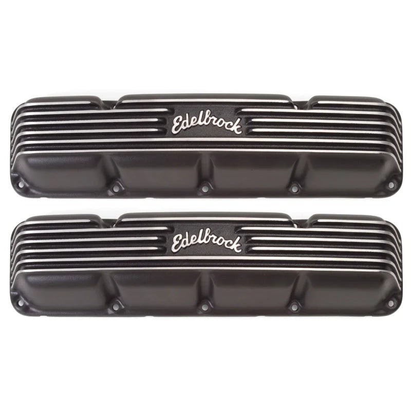 Edelbrock Valve Cover Classic Series AMC/Jeep 1967-91 290-401 CI V8 Black - Side View