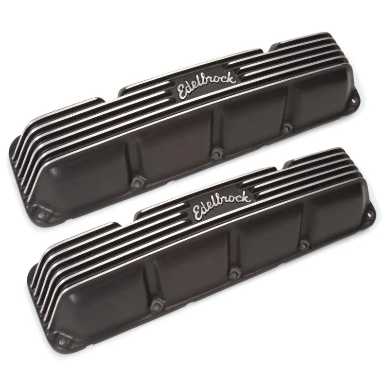 Edelbrock Valve Cover Classic Series AMC/Jeep 1967-91 290-401 CI V8 Black - Additional View 6