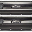Load image into Gallery viewer, Edelbrock Valve Cover Classic Series Chevrolet 1965 and Later 396-502 V8 Black - Side View