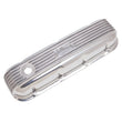 Load image into Gallery viewer, Edelbrock Valve Cover Classic Series Chevrolet 1965 and Later 396-502 V8 Polshed - Back View