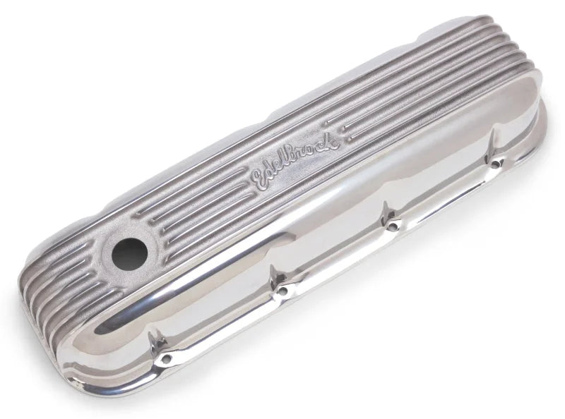 Edelbrock Valve Cover Classic Series Chevrolet 1965 and Later 396-502 V8 Polshed - Additional View 5