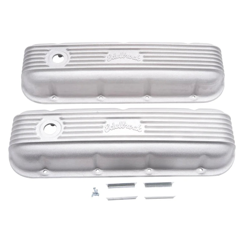 Edelbrock Valve Cover Classic Series Chevrolet 1965 and Later 396-502 V8 Satin - Additional View 9