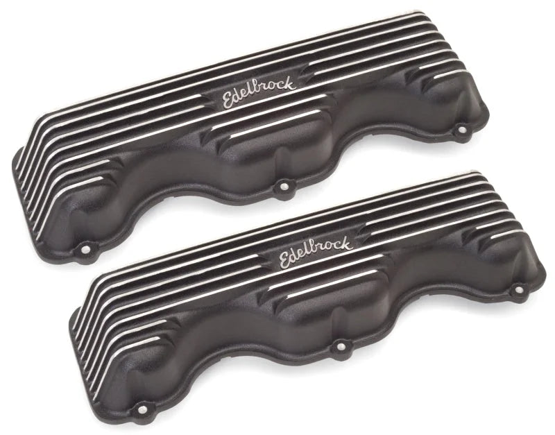 Edelbrock Valve Cover Classic Series Chevrolet W 348/409 CI V8 Black - Additional View 5
