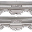 Load image into Gallery viewer, Edelbrock Valve Cover Classic Series Chevrolet W 348/409 CI V8 Polshed - Side View