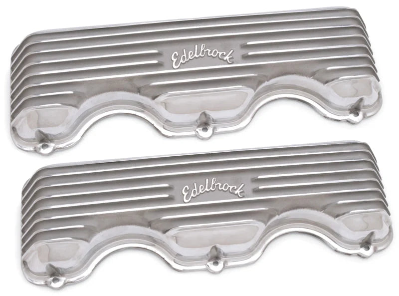 Edelbrock Valve Cover Classic Series Chevrolet W 348/409 CI V8 Polshed - Additional View 5