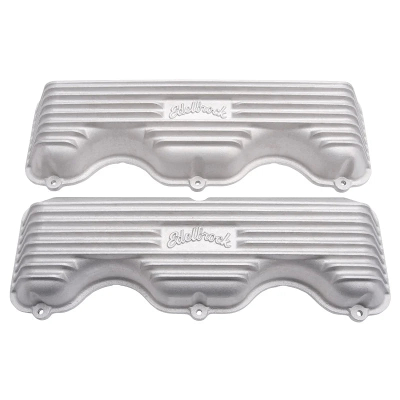 Edelbrock Valve Cover Classic Series Chevrolet W 348/409 CI V8 Satin - Main Product View