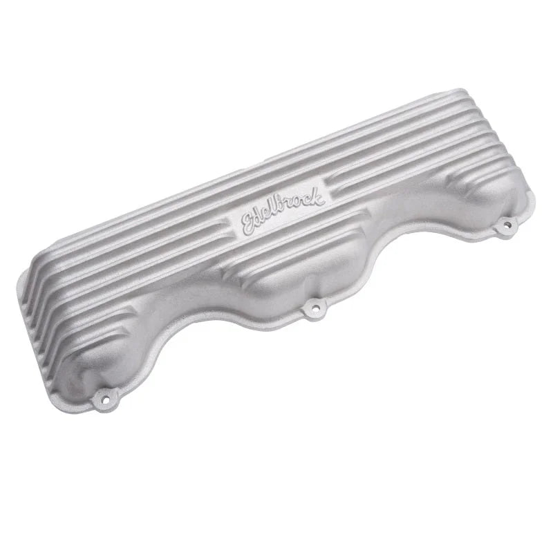 Edelbrock Valve Cover Classic Series Chevrolet W 348/409 CI V8 Satin - Back View