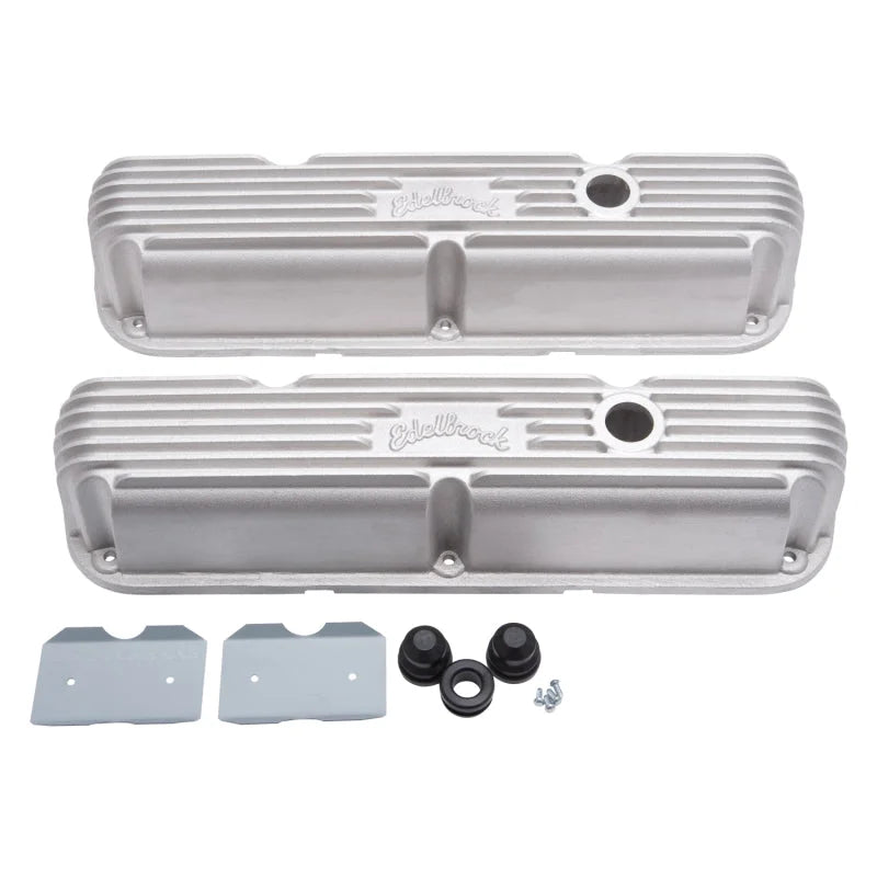 Edelbrock Valve Cover Classic Series Chrysler La 318-340-360 CI V8 Satin - Main Product View
