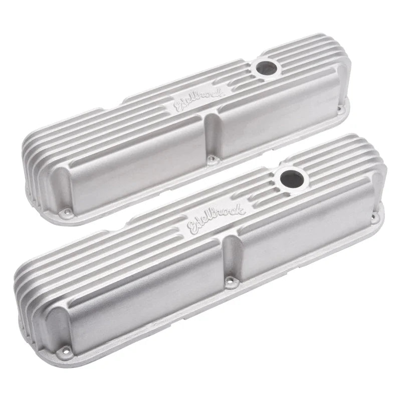 Edelbrock Valve Cover Classic Series Chrysler La 318-340-360 CI V8 Satin - Installation View
