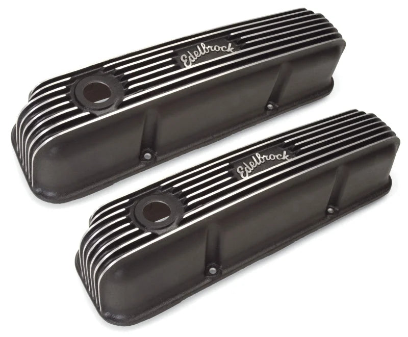 Edelbrock Valve Cover Classic Series Ford 1958-1976 FE V8 Black - Additional View 5