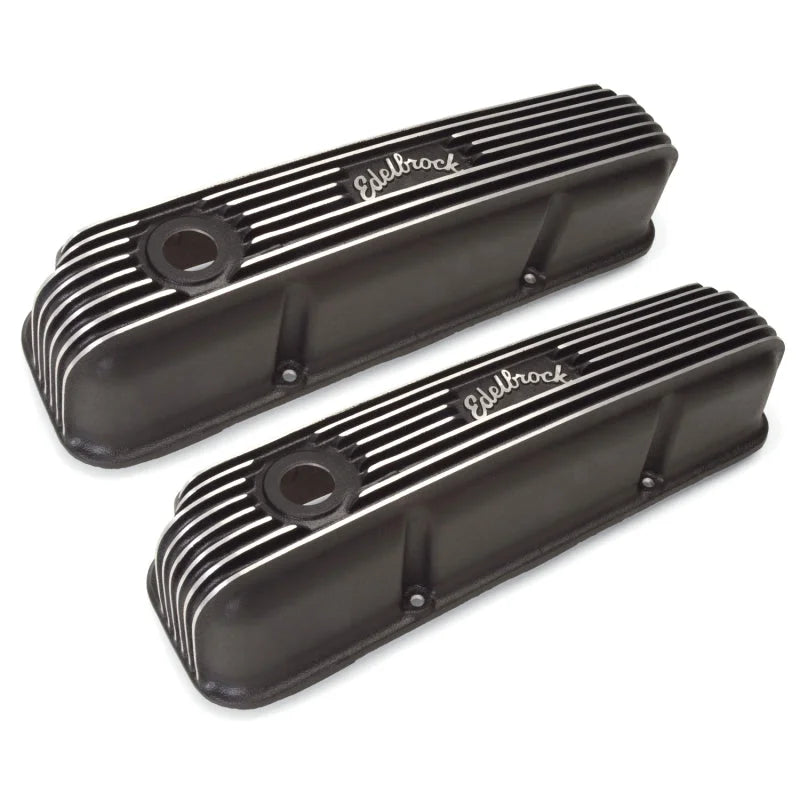 Edelbrock Valve Cover Classic Series Ford 1958-1976 FE V8 Black - Additional View 6
