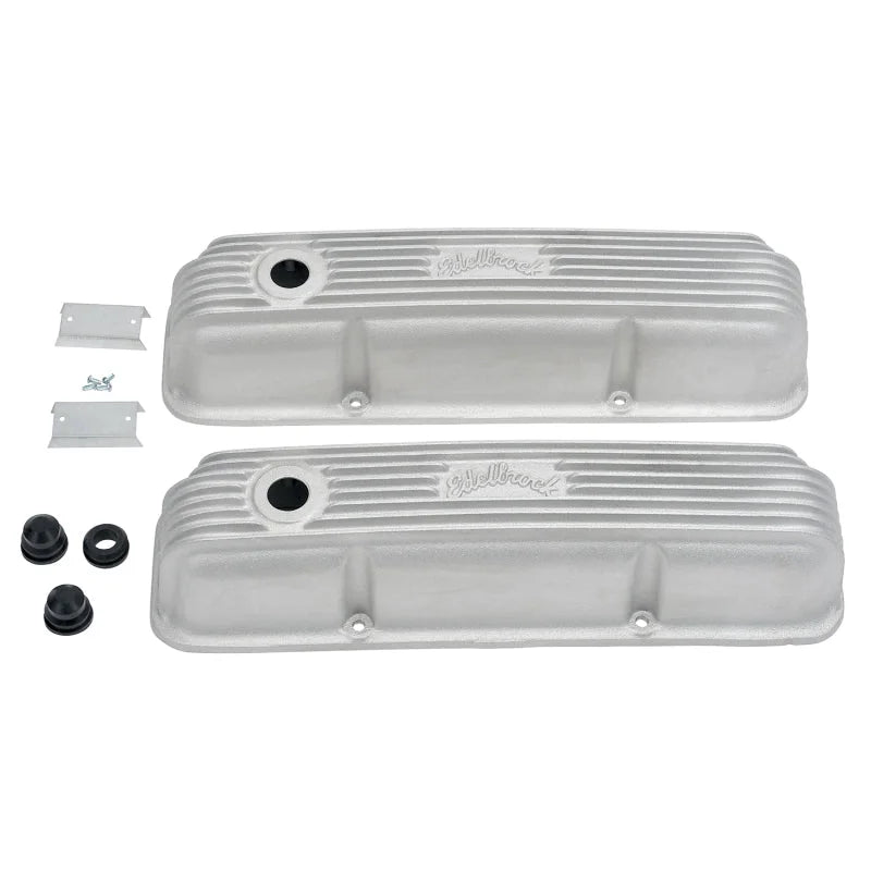 Edelbrock Valve Cover Classic Series Ford 1958-1976 FE V8 Satin - Main Product View