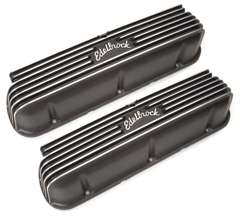 Edelbrock Valve Cover Classic Series Ford 1962-95 221 351W V8 Black - Additional View 6