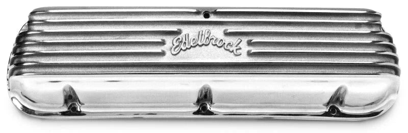 Edelbrock Valve Cover Classic Series Ford 1962-95 221 351W V8 Polshed - Side View