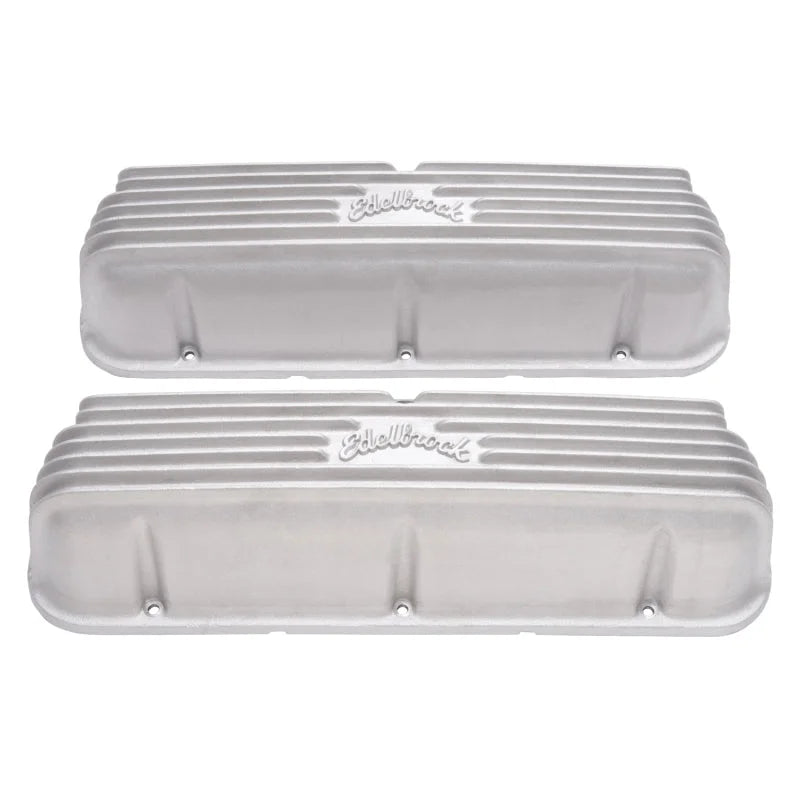 Edelbrock Valve Cover Classic Series Ford 1962-95 221 351W V8 Satin - Side View