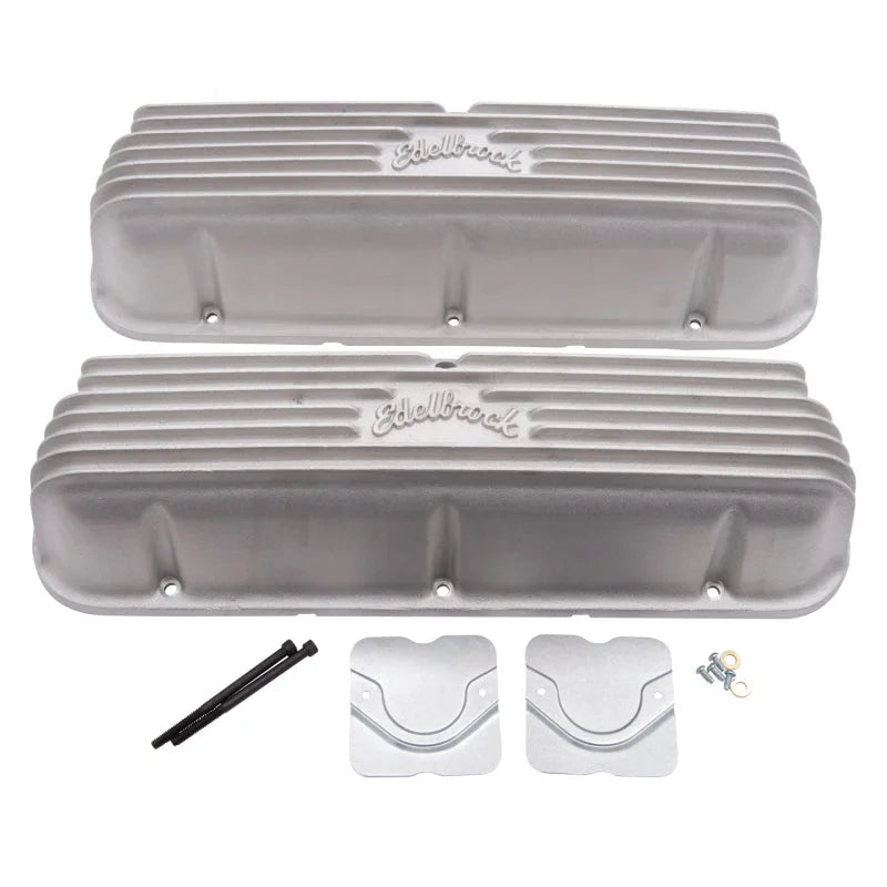 Edelbrock Valve Cover Classic Series Ford 1962-95 221 351W V8 Satin - Installation View