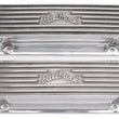 Load image into Gallery viewer, Edelbrock Valve Cover Classic Series Pontiac 1962-1979 301-455 CI V8 Polshed - Side View