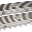 Load image into Gallery viewer, Edelbrock Valve Cover Classic Series Pontiac 1962-1979 301-455 CI V8 Polshed - Back View