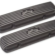 Load image into Gallery viewer, Edelbrock Valve Cover Classic Series Pontiac 1962-1979 301-455 CI V8 Black - Installation View