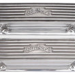 Load image into Gallery viewer, Edelbrock Valve Cover Classic Series Pontiac 1962-1979 301-455 CI V8 Polshed - Side View