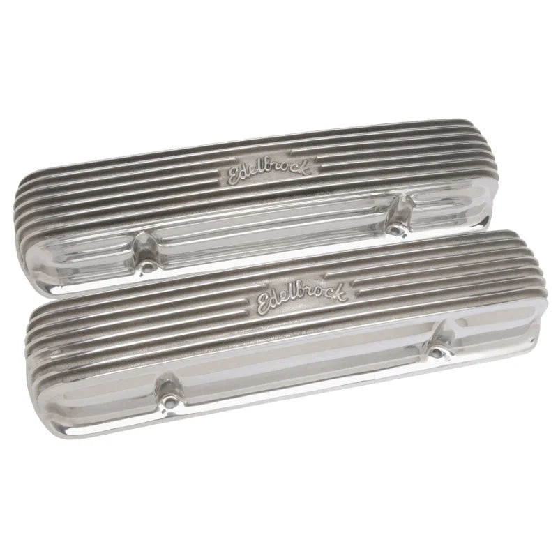 Edelbrock Valve Cover Classic Series Pontiac 1962-1979 301-455 CI V8 Polshed - Additional View 6