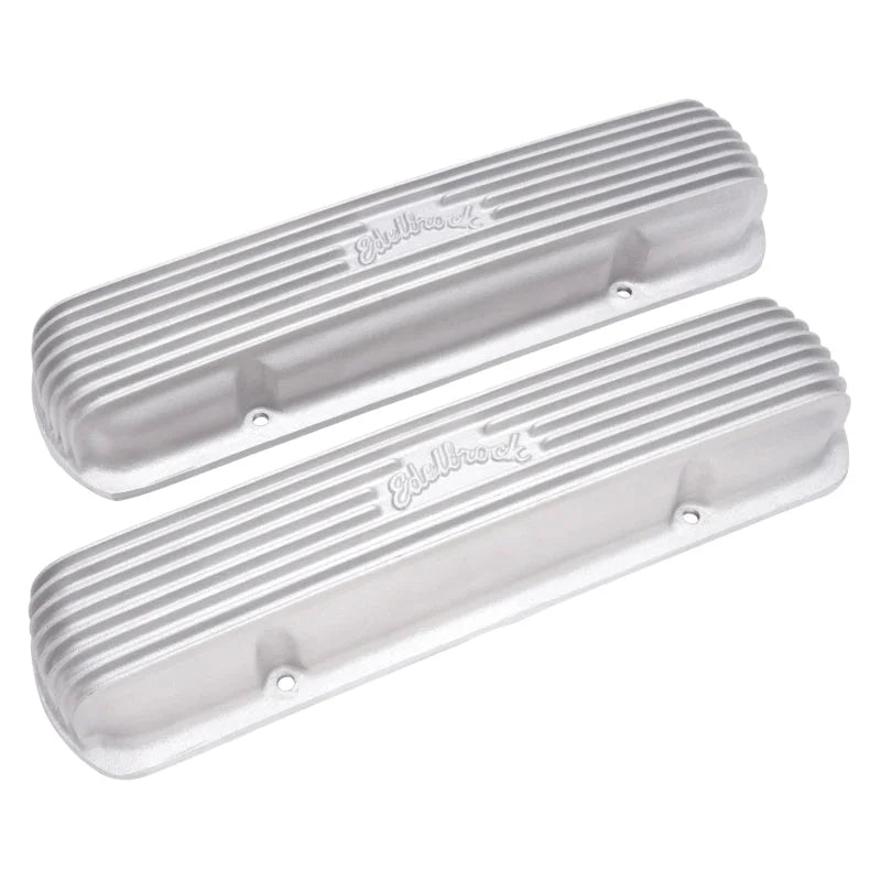 Edelbrock Valve Cover Classic Series Pontiac 1962-1979 301-455 CI V8 Satin - Additional View 5
