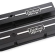 Load image into Gallery viewer, Edelbrock Valve Cover Racing Series Chevrolet 1959-1986 262-400 CI V8 Low Black - Main Product View