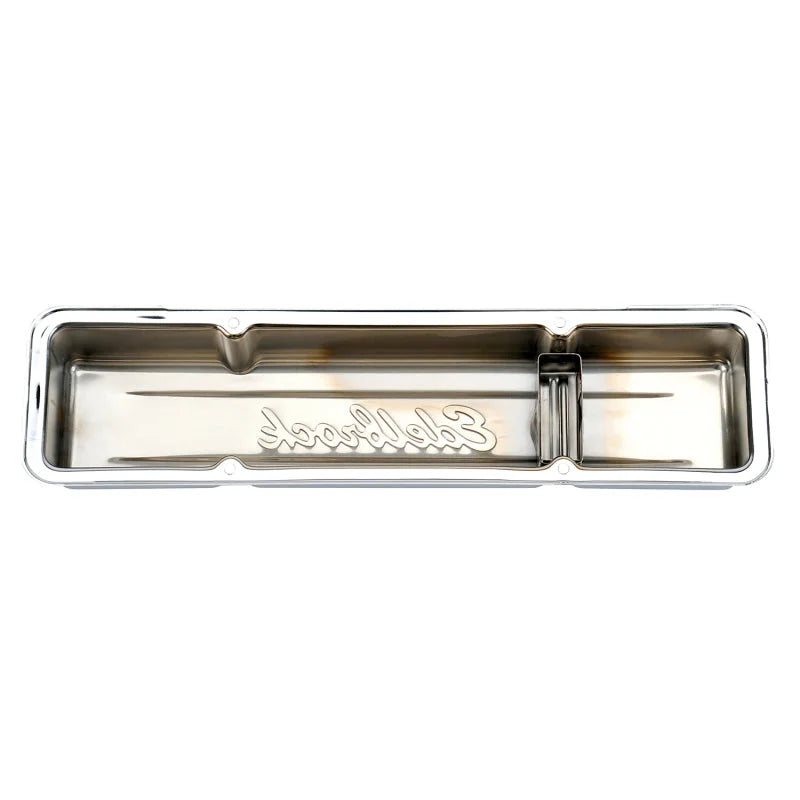 Edelbrock Valve Cover Signature Series Chevrolet 1959-1986 262-400 CI V8 Low Chrome - Additional View 7