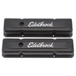 Load image into Gallery viewer, Edelbrock Valve Cover Signature Series Chevrolet 1959-1986 262-400 CI V8 Tall Black - Main Product View