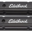 Load image into Gallery viewer, Edelbrock Valve Cover Signature Series Chevrolet 1959-1986 262-400 CI V8 Tall Black - Side View