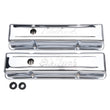 Load image into Gallery viewer, Edelbrock Valve Cover Signature Series Chevrolet 1959-1986 262-400 CI V8 Tall Chrome - Main Product View